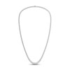 Thumbnail Image 3 of Diamond Riviera Necklace 10 ct tw Pear-Shaped 14K White Gold 18&quot;