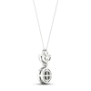 Thumbnail Image 3 of Multi-Diamond Necklace 2 ct tw Marquise, Pear & Round-cut 14K White Gold 18"