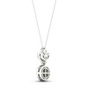 Thumbnail Image 3 of Multi-Diamond Necklace 2 ct tw Marquise, Pear & Round-cut 14K White Gold 18"