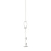Thumbnail Image 3 of Diamond Double Drop Necklace 1/2 ct tw Pear & Round-cut 14K White Gold 18&quot;
