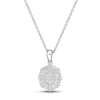 Thumbnail Image 0 of Diamond Necklace 1/3 ct tw Round-cut Sterling Silver 18"