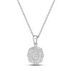 Thumbnail Image 0 of Diamond Necklace 1/3 ct tw Round-cut Sterling Silver 18"