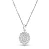 Thumbnail Image 0 of Diamond Necklace 1/3 ct tw Round-cut Sterling Silver 18"