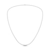 Thumbnail Image 1 of Diamond Riviera Necklace 7 ct tw Pear-Shaped 14K White Gold 18"