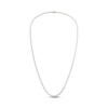 Thumbnail Image 4 of Diamond Riviera Necklace 7 ct tw Pear-Shaped 14K White Gold 18"