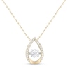 Thumbnail Image 0 of Unstoppable Love Diamond Necklace 1/2 ct tw 10K Yellow Gold 18"
