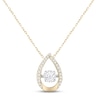 Thumbnail Image 1 of Unstoppable Love Diamond Necklace 1/2 ct tw 10K Yellow Gold 18&quot;