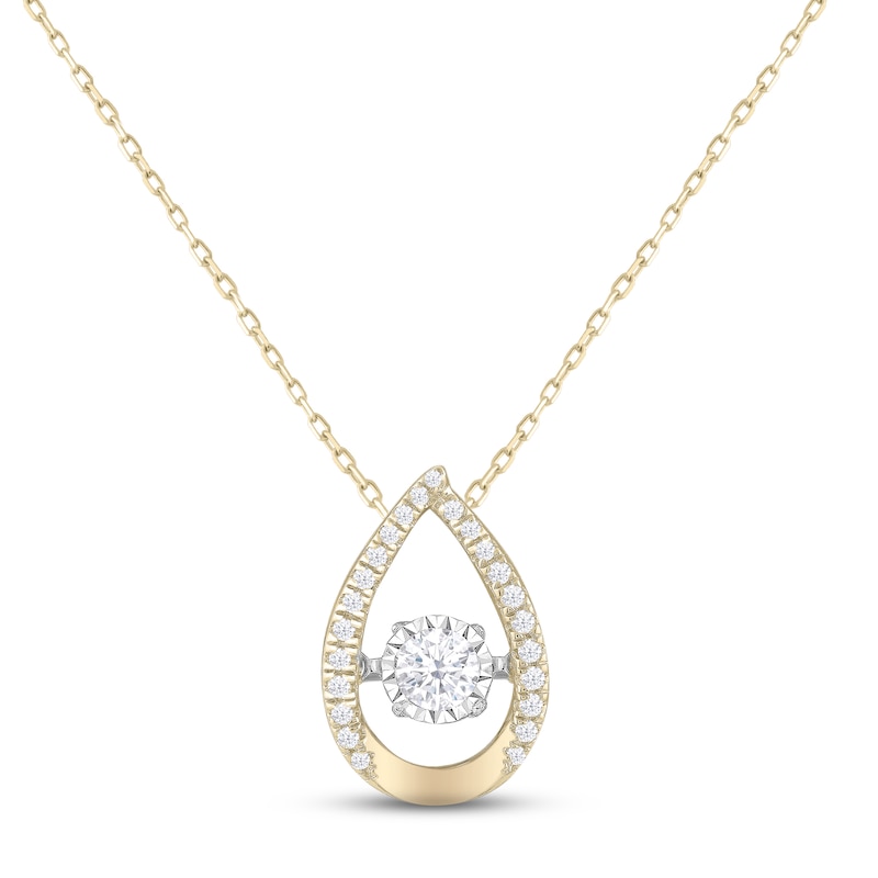 Unstoppable Love Diamond Necklace 1/2 ct tw 10K Yellow Gold 18"