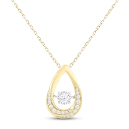 Unstoppable Love Diamond Necklace 1/2 ct tw 10K Yellow Gold 18"