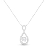 Thumbnail Image 0 of Unstoppable Love Diamond Infinity Necklace 1/2 ct tw 10K White Gold 18"