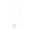 Thumbnail Image 5 of Diamond V Necklace 1-1/2 ct tw Pear & Round-cut 14K White Gold 18&quot;