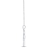 Thumbnail Image 2 of Diamond Ankh Necklace 1/5 ct tw Round-cut 10K White Gold 18&quot;