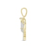 Thumbnail Image 3 of Men's Diamond &quot;King&quot; Crown Charm 1/3 ct tw Round-cut 10K Yellow Gold
