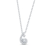 Thumbnail Image 0 of Purest Love Diamond Necklace 1/10 ct tw Round-cut Sterling Silver 18"