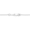 Thumbnail Image 3 of Love Entwined Diamond Necklace 1/2 ct tw Round-cut 10K White Gold 18&quot;