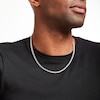 Thumbnail Image 6 of Men's Diamond Tennis Necklace 3 ct tw Round-cut 10K White Gold 20&quot;