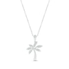 Thumbnail Image 0 of Diamond Palm Tree Necklace 1/15 ct tw Round-cut Sterling Silver 18"
