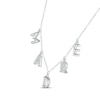 Thumbnail Image 2 of Diamond &quot;Madre&quot; Station Necklace 1/10 ct tw Round-cut Sterling Silver 18&quot;
