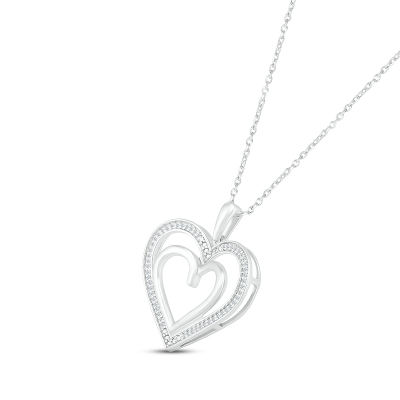 Tyniffer Magnetic Love Heart Necklace Double-Sided Wearing Diamond Heart  Choker Necklace for Women Silver Magnet Matching Love Heart Necklaces