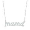 Thumbnail Image 0 of Diamond "Mama" Necklace 1/10 ct tw Round-cut Sterling Silver 18"
