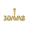 Thumbnail Image 4 of Men's Diamond &quot;Savage&quot; Charm 1/2 ct tw Round-cut 10K Yellow Gold