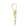 Thumbnail Image 3 of Men's Diamond &quot;King&quot; Charm 1/2 ct tw Round-cut 10K Yellow Gold