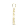 Thumbnail Image 3 of Men's Diamond Hamsa Charm 1/2 ct tw Round-cut 10K Yellow Gold