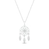 Thumbnail Image 1 of Diamond Dreamcatcher Necklace 1/20 ct tw Sterling Silver 18&quot;