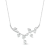 Thumbnail Image 1 of Diamond Climbing Vines Necklace Sterling Silver 18&quot;