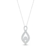 Thumbnail Image 1 of Diamond Infinity Necklace 1 ct tw Sterling Silver 18&quot;