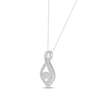 Thumbnail Image 1 of Diamond Infinity Necklace 1 ct tw Sterling Silver 18"