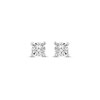 Diamond Solitaire Stud Earrings 1/6 ct tw Sterling Silver