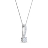 Thumbnail Image 2 of Diamond Drop Necklace 1/5 ct tw 14K White Gold 18&quot;