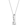 Thumbnail Image 3 of Diamond Drop Necklace 1/5 ct tw 14K White Gold 18&quot;