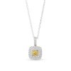 Thumbnail Image 1 of Le Vian Sunny Yellow Diamond Necklace 1/2 ct tw 14K Two-Tone Gold