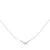 Thumbnail Image 1 of Diamond Chevron Necklace 10K White Gold 18&quot;