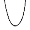 Thumbnail Image 0 of Black Diamond Tennis Necklace 1/2 ct tw Sterling Silver 17"
