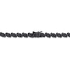 Thumbnail Image 2 of Black Diamond Tennis Necklace 1/2 ct tw Sterling Silver 17&quot;