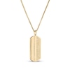 Thumbnail Image 2 of Men's Diamond Dog Tag Necklace 1-1/2 ct tw 10K Yellow Gold 20”