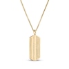 Thumbnail Image 1 of Men's Diamond Dog Tag Necklace 1-1/2 ct tw 10K Yellow Gold 20”