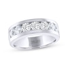 Thumbnail Image 0 of Men’s THE LEO Legacy Lab-Created Diamond Wedding Band 2 ct tw 14K White Gold