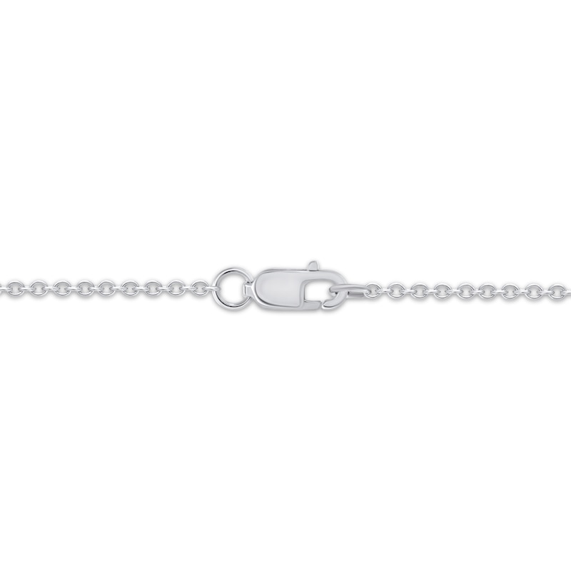 Main Image 3 of Diamond &quot;Wifey&quot; Necklace 1/20 ct tw 10K White Gold 18&quot;