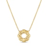 Le Vian Chocolate Waterfall Diamond Wreath Necklace 1/3 ct tw 14K Honey Gold 19"