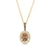 Thumbnail Image 1 of Le Vian Chocolate Diamonds Necklace 5/8 ct tw 14K Honey Gold 19”