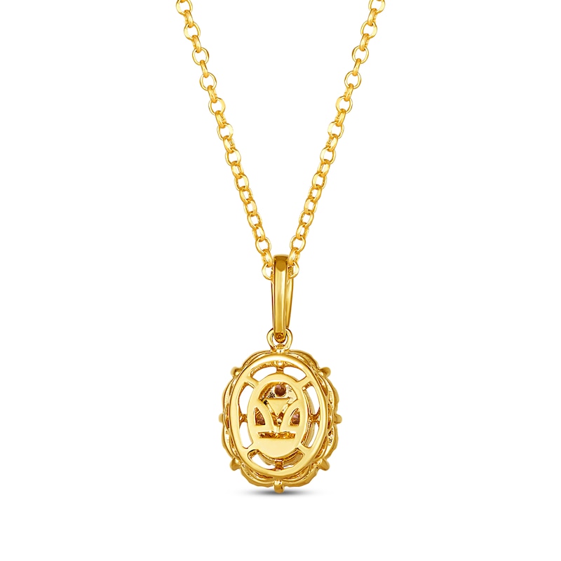 Main Image 3 of Le Vian Chocolate Diamonds Necklace 5/8 ct tw 14K Honey Gold 19”
