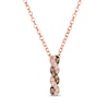 Thumbnail Image 0 of Le Vian Chocolate Twist Diamond Necklace 1/6 ct tw 14K Strawberry Gold 19”