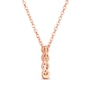 Thumbnail Image 3 of Le Vian Chocolate Twist Diamond Necklace 1/6 ct tw 14K Strawberry Gold 19”