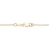 Thumbnail Image 1 of Love Entwined Round-Cut Diamond Necklace 1 ct tw 10K Yellow Gold 18"