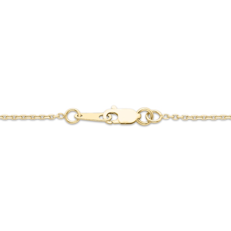 Love Entwined Round-Cut Diamond Necklace 1 ct tw 10K Yellow Gold 18"