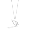 Thumbnail Image 1 of True Fans Arizona Cardinals 1/10 CT. T.W. Diamond Logo Necklace in Sterling Silver